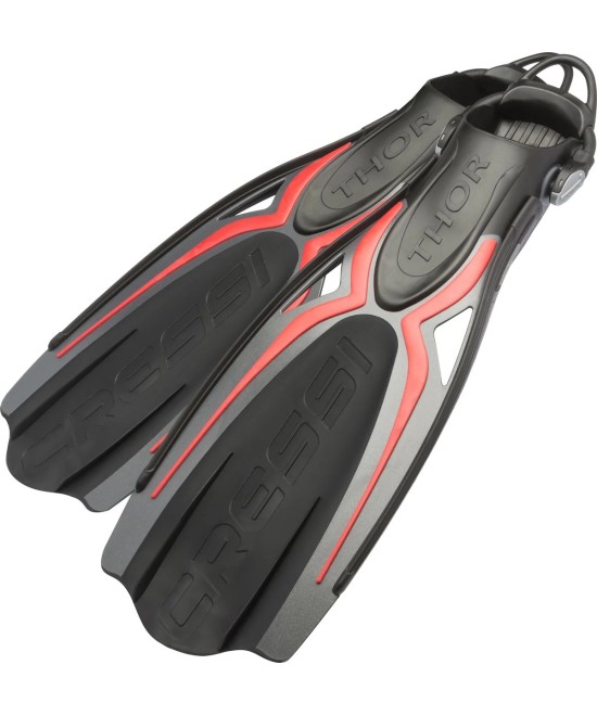 Cressi Thor / Thor EBS – Palmes de Plongée Puissantes avec Effet Cuillère
