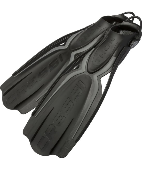 Cressi Thor / Thor EBS – Palmes de Plongée Puissantes avec Effet Cuillère
