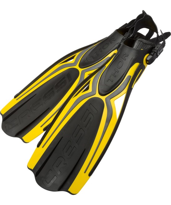 Cressi Thor / Thor EBS – Palmes de Plongée Puissantes avec Effet Cuillère
