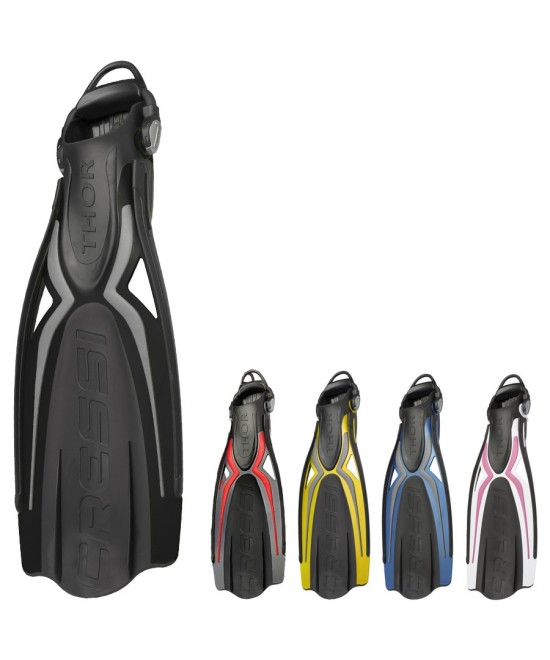 Cressi Thor / Thor EBS – Palmes de Plongée avec Effet « Cuillère »