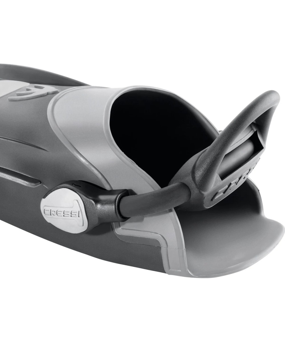 Cressi ARA EBS – Palmes de Plongée Réactives avec Sangle Élastique Bungee System
