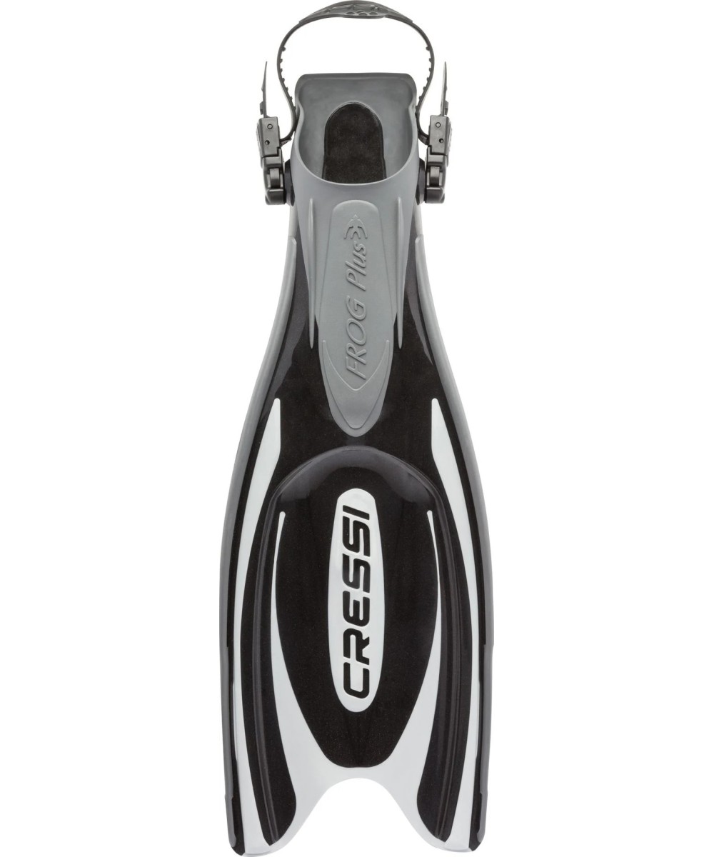 Cressi Frog Plus – Palmes de plongée tri-matière avec sangle EBS