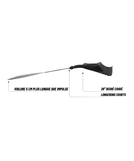 Cressi Gara Modular Impulse – Voilure souple haute performance 29° pour propulsion maximale