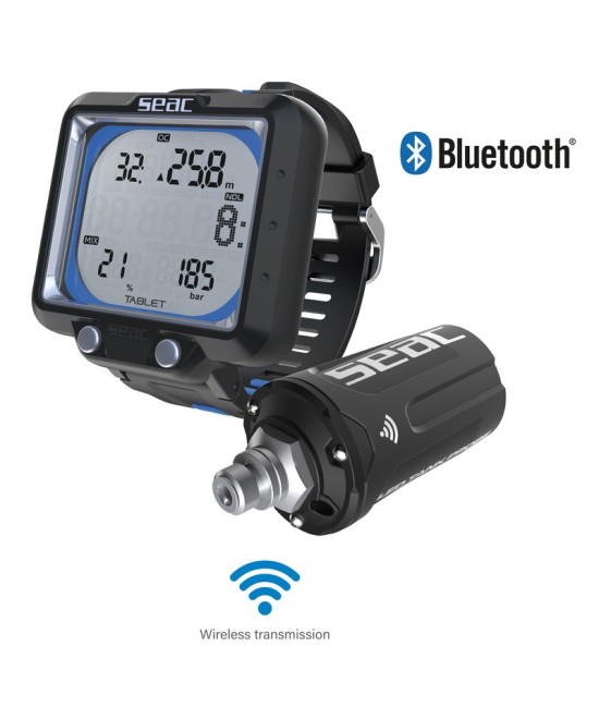 SEAC Tablet + Émetteur LED Tank Probe – Ordinateur de Plongée
