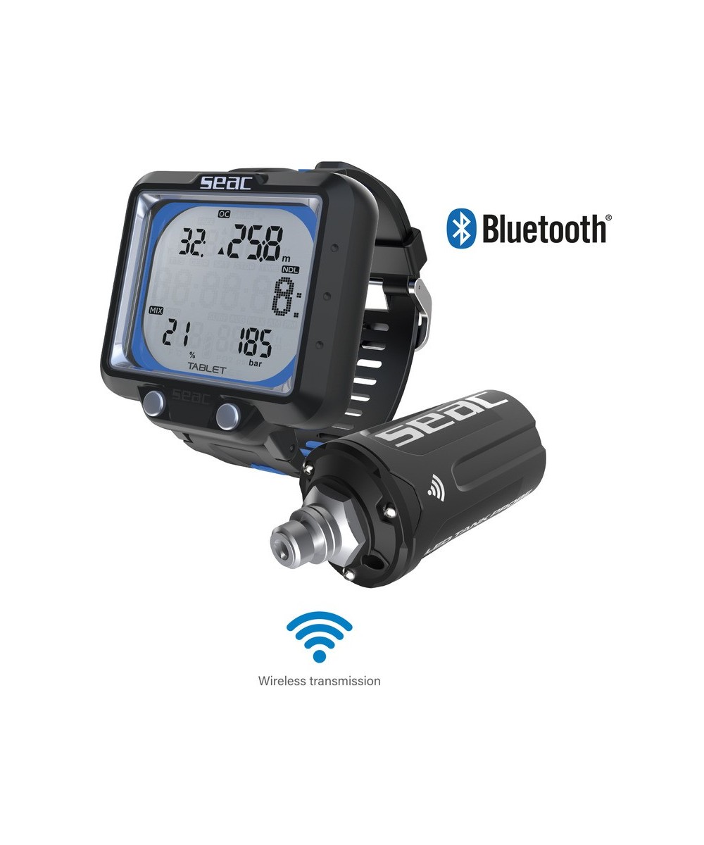 SEAC Tablet + Émetteur LED Tank Probe – Ordinateur de Plongée