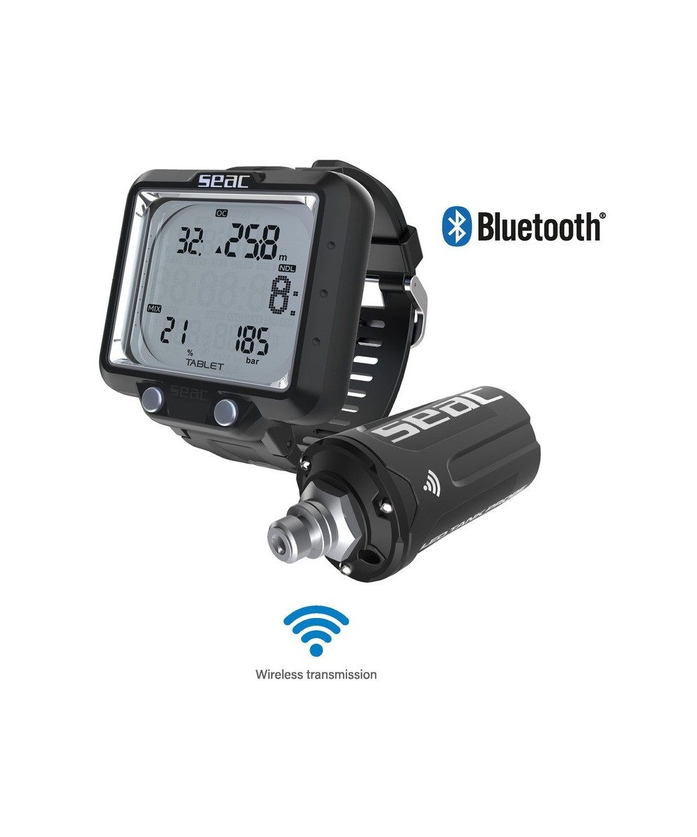 SEAC Tablet + Émetteur LED Tank Probe – Ordinateur de Plongée