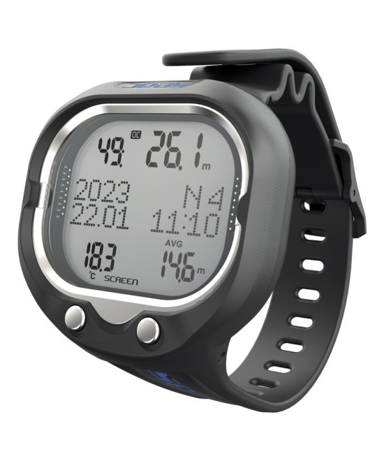 SEAC Screen – Ordinateur de Plongée Grand Écran LCD, Multi-Gaz, Modes Scuba / Apnée / Gauge