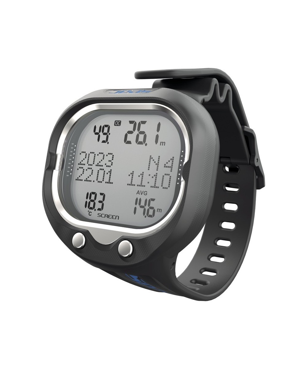 SEAC Screen – Ordinateur de Plongée Grand Écran LCD, Multi-Gaz, Modes Scuba / Apnée / Gauge