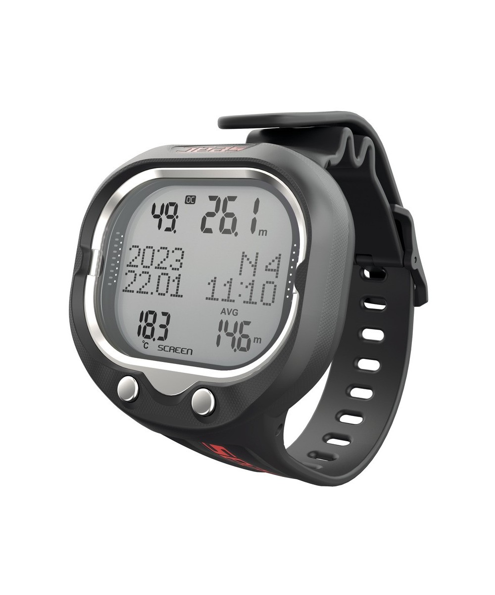 SEAC Screen – Ordinateur de Plongée Grand Écran LCD, Multi-Gaz, Modes Scuba / Apnée / Gauge