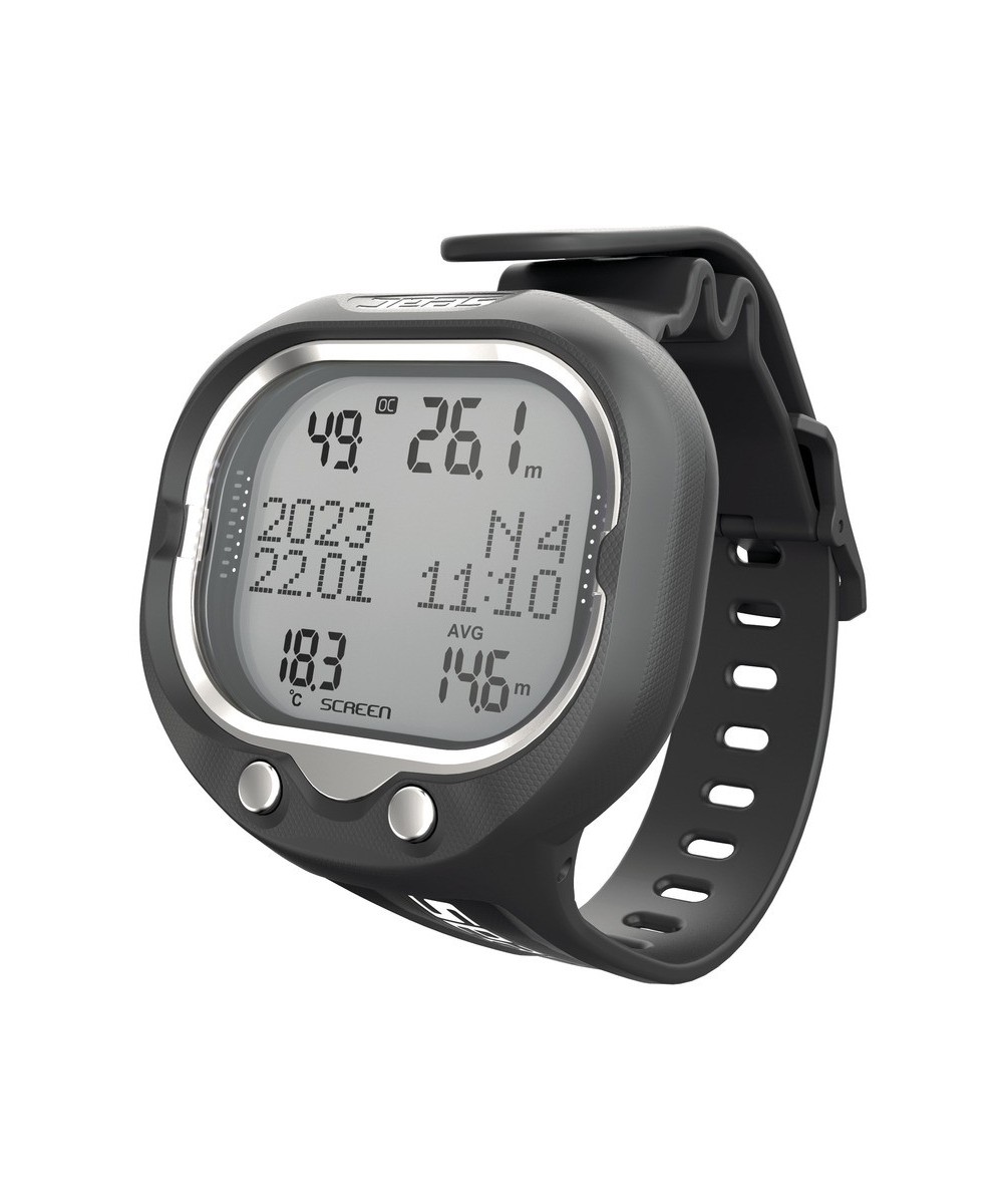 SEAC Screen – Ordinateur de Plongée Grand Écran LCD, Multi-Gaz, Modes Scuba / Apnée / Gauge