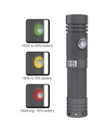 SEAC i25 – Torche de Plongée Compacte 1000 Lumens, 10 W, Faisceau 6°, Batterie Li-Ion 3450 mAh