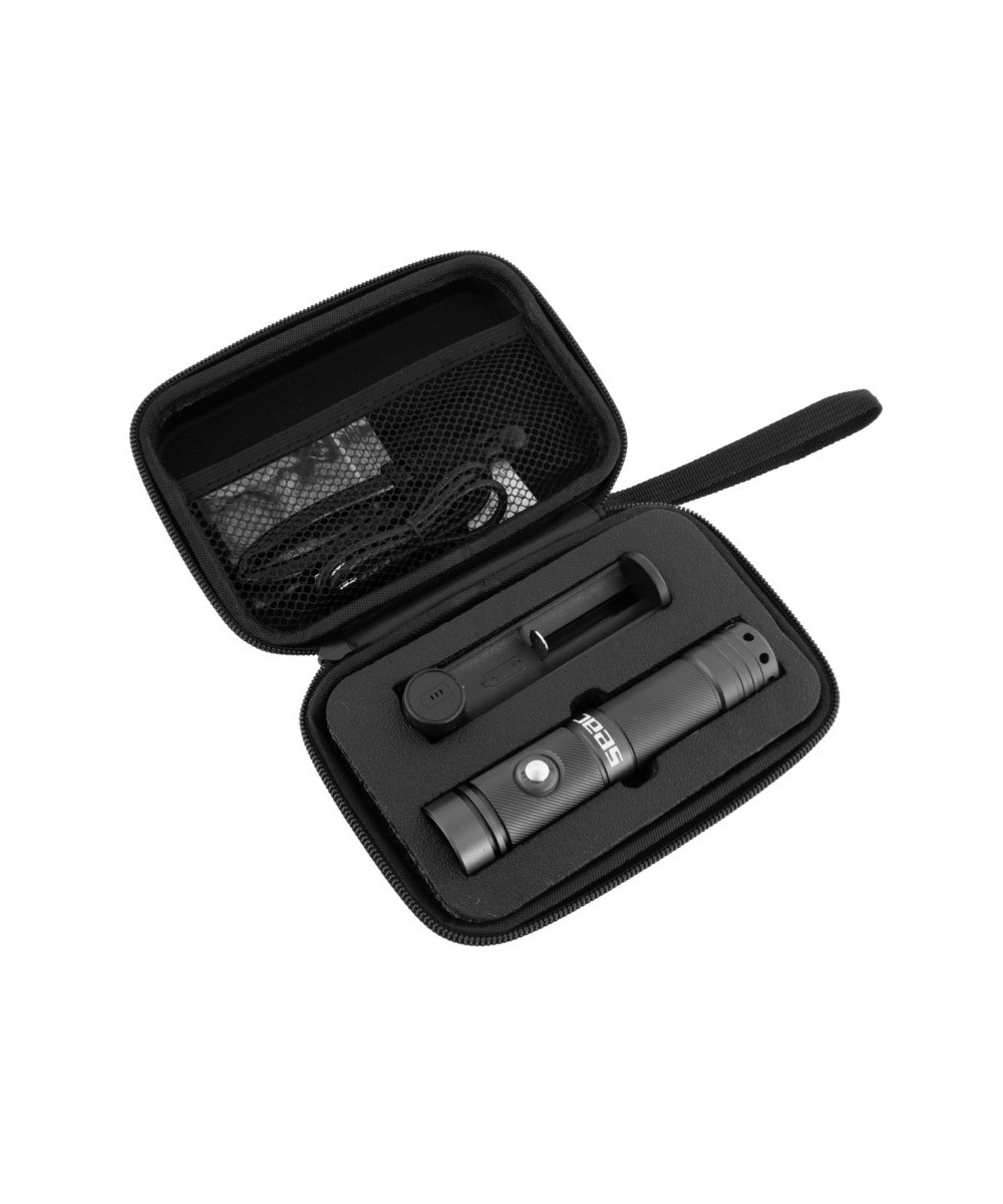 SEAC i25 – Torche de Plongée Compacte 1000 Lumens, 10 W, Faisceau 6°, Batterie Li-Ion 3450 mAh