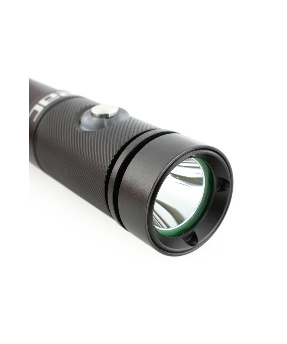 SEAC i25 – Torche de Plongée Compacte 1000 Lumens, 10 W, Faisceau 6°, Batterie Li-Ion 3450 mAh