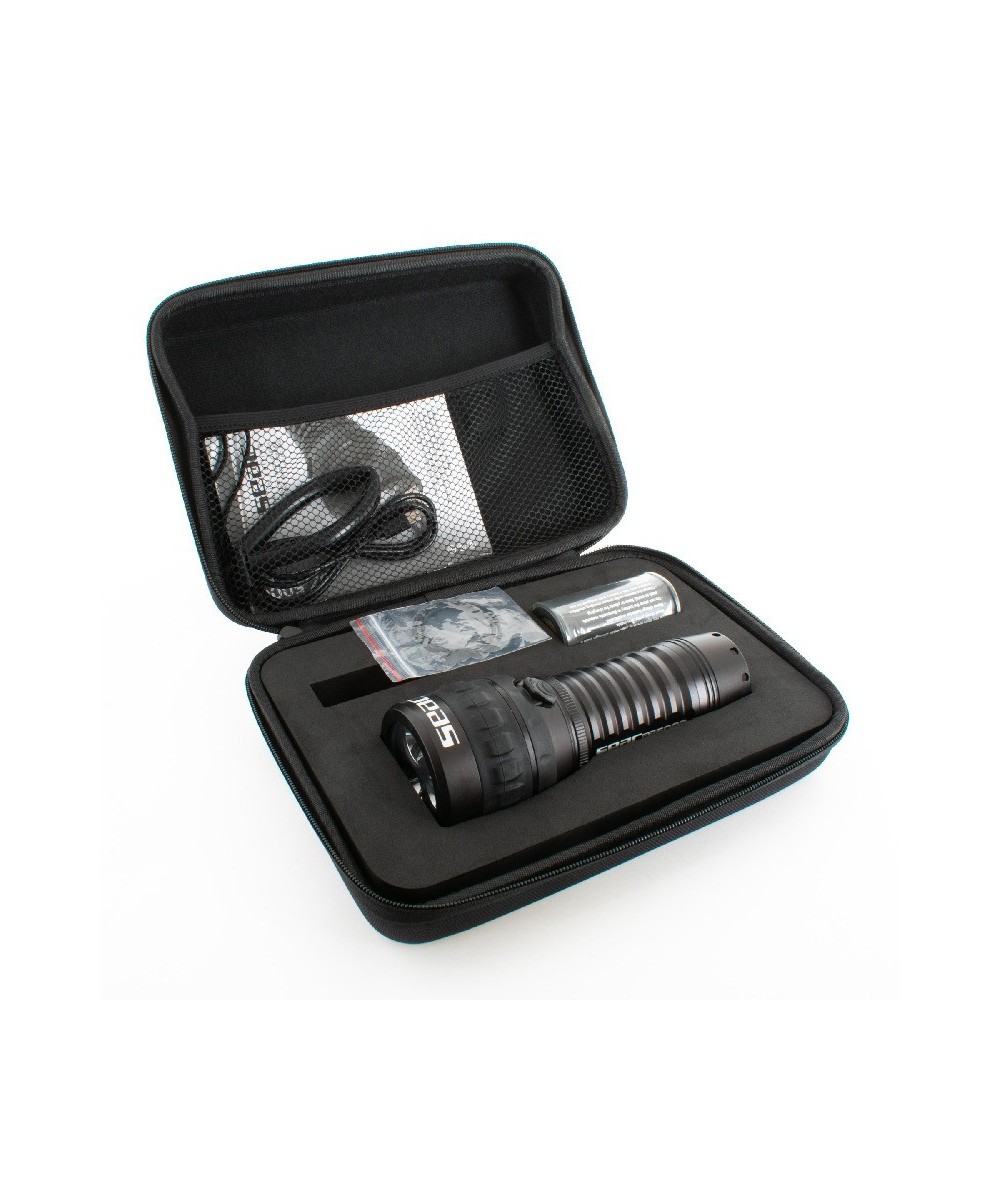 SEAC SZ5000 – Torche de Plongée 4200 Lumens avec Recharge USB-C et Faisceau 12°
