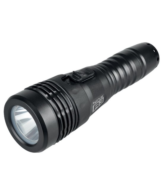 SEAC R3 – Torche de Plongée Compacte 400 Lumens, 5 W, 3 Modes, Batterie Li-Ion 18650 Rechargeable