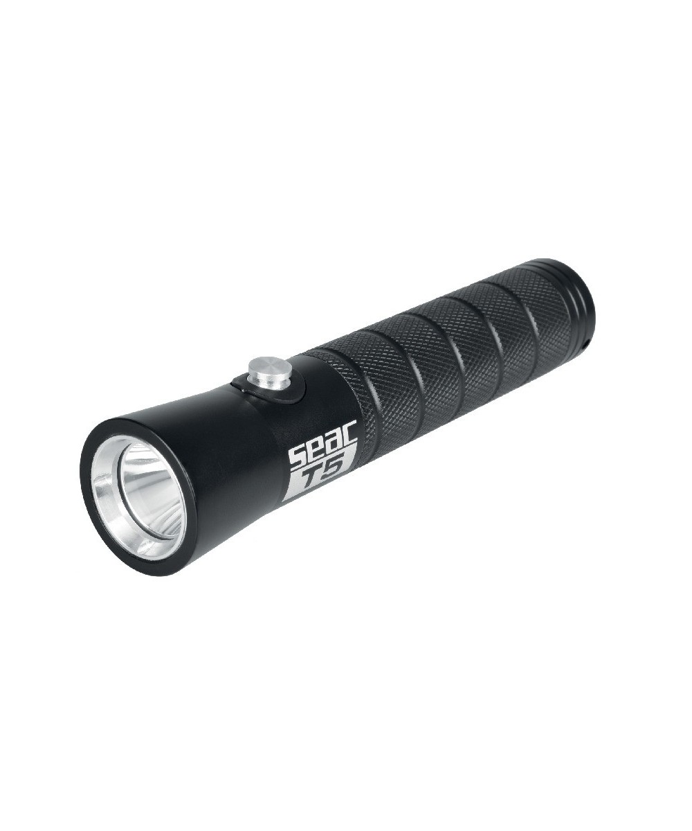 SEAC T5 – Torche de Plongée 300 Lumens, LED CREE XPG2, Aluminium, 3xAAA ou Batterie Rechargeable