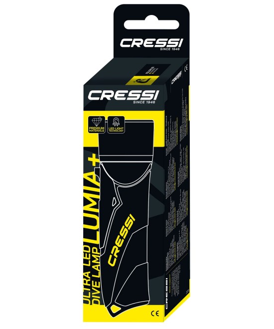 LUMIA+ – Torche de Plongée et Chasse Sous-Marine 300 Lumens, LED 6500 K, 3 Modes, IPX8 75 m