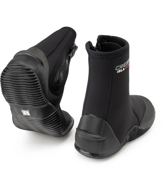 Isla – Bottillons Néoprène 3 mm / 5 mm / 7 mm, Semelle Antidérapante, Fermeture YKK, Renforts Talon & Pointe