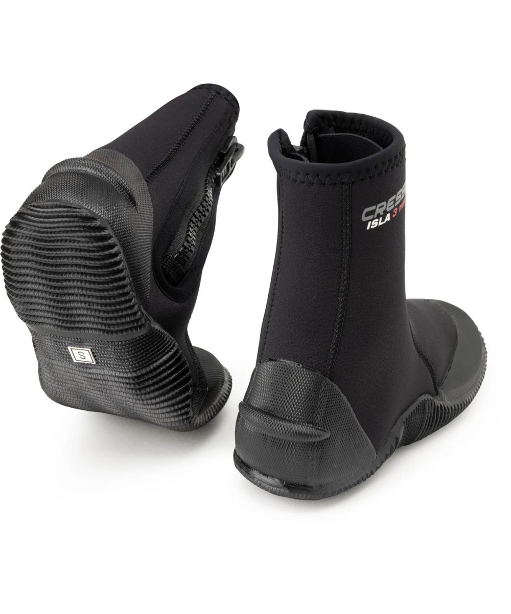 Isla – Bottillons Néoprène 3 mm / 5 mm / 7 mm, Semelle Antidérapante, Fermeture YKK, Renforts Talon & Pointe