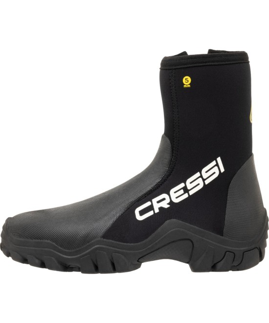 Reeftech RS 5 mm – Bottillons Néoprène Semelle Renforcée, Fermeture YKK, Renforts PU, Palmes Talon Ouvert