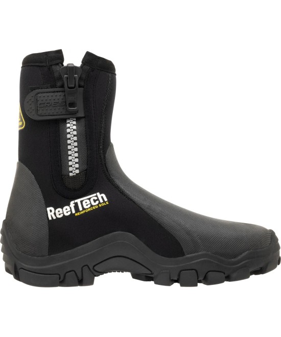 Reeftech RS 5 mm – Bottillons Néoprène Semelle Renforcée, Fermeture YKK, Renforts PU, Palmes Talon Ouvert