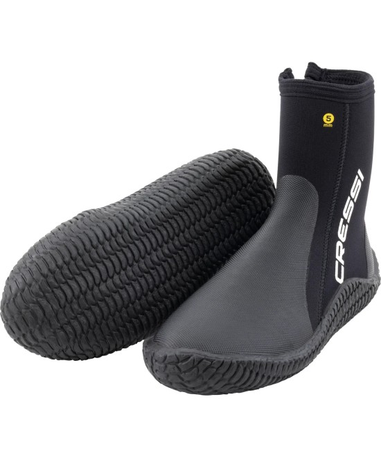 Reeftech 5 mm – Bottillons Néoprène, Semelle Antidérapante, Fermeture Éclair, Renforts Pointe & Talon