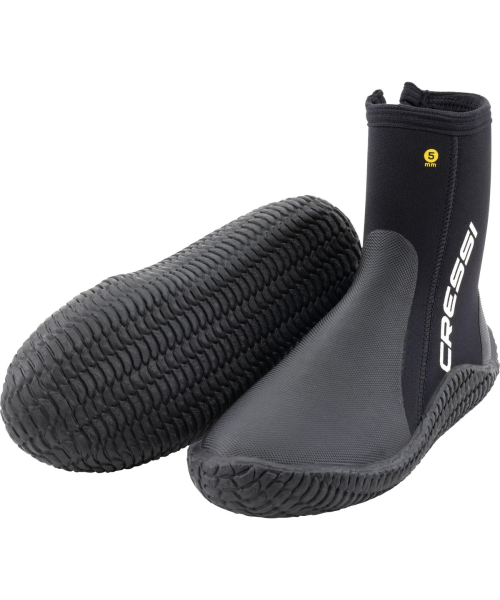 Reeftech 5 mm – Bottillons Néoprène, Semelle Antidérapante, Fermeture Éclair, Renforts Pointe & Talon
