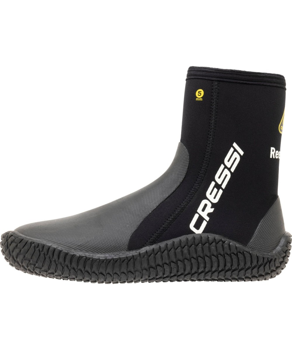 Reeftech 5 mm – Bottillons Néoprène, Semelle Antidérapante, Fermeture Éclair, Renforts Pointe & Talon
