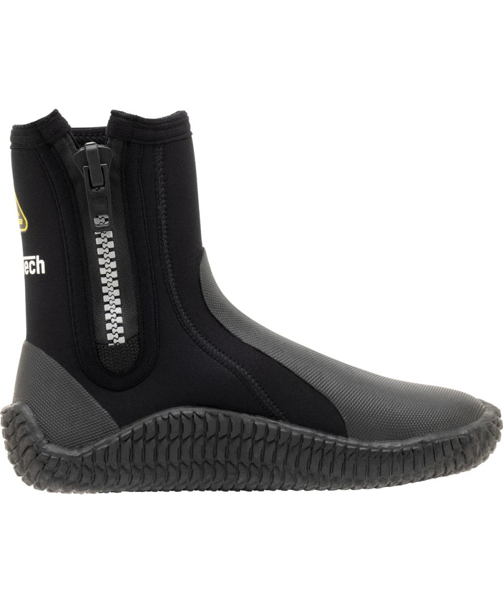 Reeftech 5 mm – Bottillons Néoprène, Semelle Antidérapante, Fermeture Éclair, Renforts Pointe & Talon