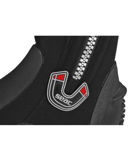 Bottillons BASIC HD 5 mm et 3 mm SEAC SUB – Semelle Semi-Rigide, ZIP, Renforts PU, Palmes Talon Ouvert