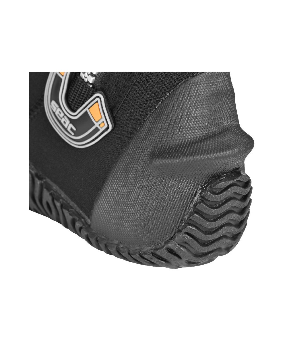 Bottillons BASIC HD 5 mm et 3 mm SEAC SUB – Semelle Semi-Rigide, ZIP, Renforts PU, Palmes Talon Ouvert