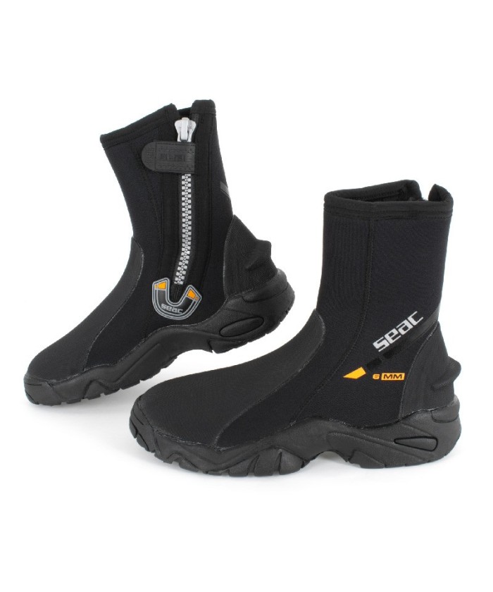 Chaussons de plongée Seac PRO HD 6 mm – Semelle rigide antidérapante