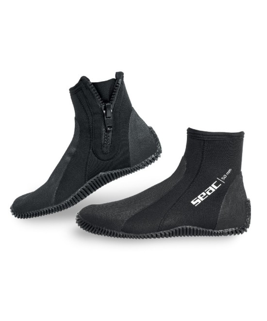 Bottillons de plongée Seac REGULAR 5 mm – Semelle semi-rigide antidérapante