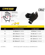 Gants de plongée Seac CRUZ 3 mm – Ultra Grip antidérapant