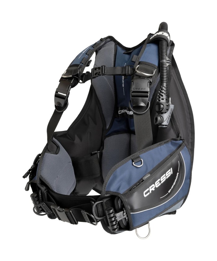 Gilet stabilisateur Cressi EMPEROR – Hybride luxueux et ultra-ajustable