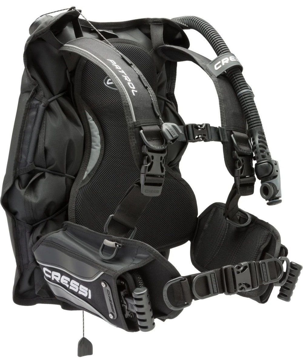 Gilet stabilisateur Cressi PATROL – Gonflage arrière léger et minimaliste