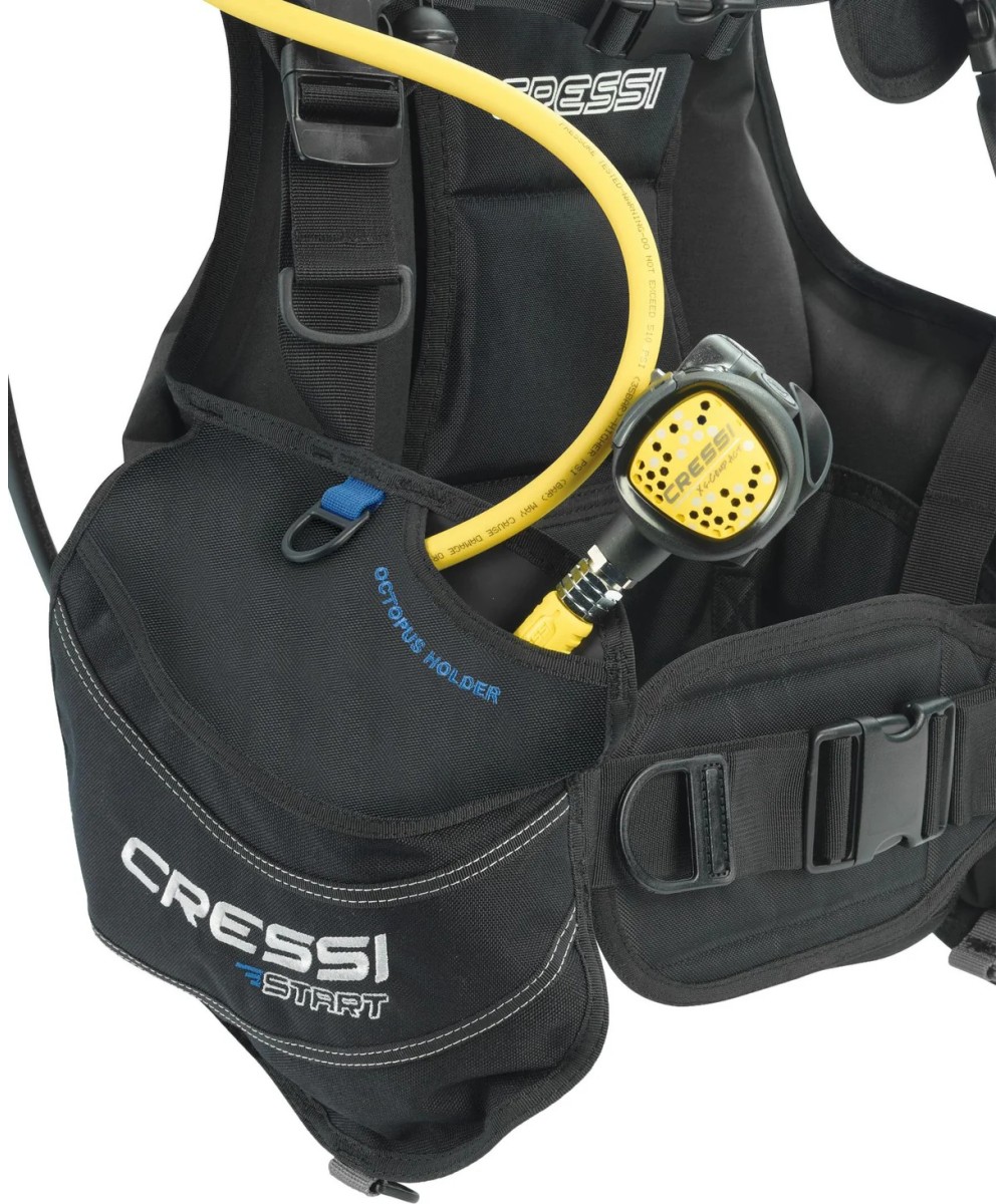 Gilet stabilisateur Cressi START – Robuste et idéal pour centres de plongée