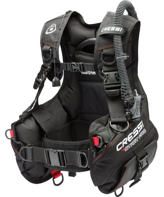 Gilet stabilisateur Cressi START PRO – Lest intégré robuste pour écoles et débutants