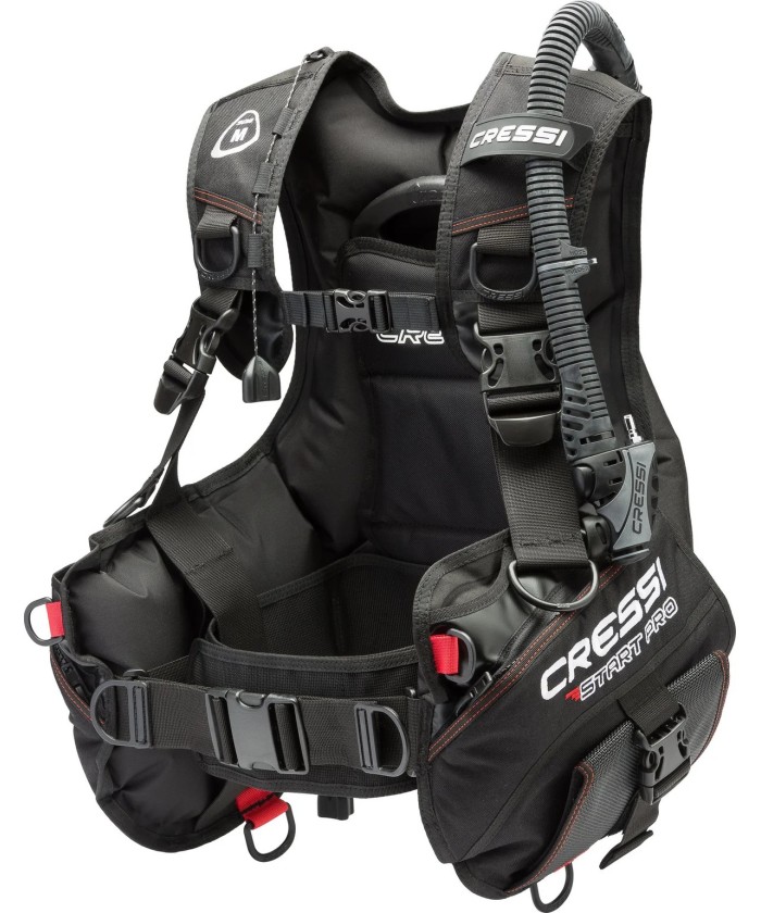 Gilet stabilisateur Cressi START PRO – Lest intégré robuste pour écoles et débutants