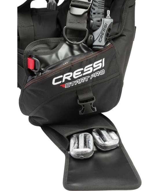 Gilet stabilisateur Cressi START PRO – Lest intégré robuste pour écoles et débutants