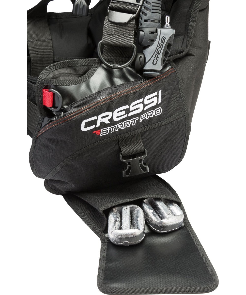 Gilet stabilisateur Cressi START PRO – Lest intégré robuste pour écoles et débutants