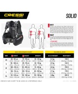 Set de plongée Cressi SOLID – Équipement complet robuste et grande flottabilité