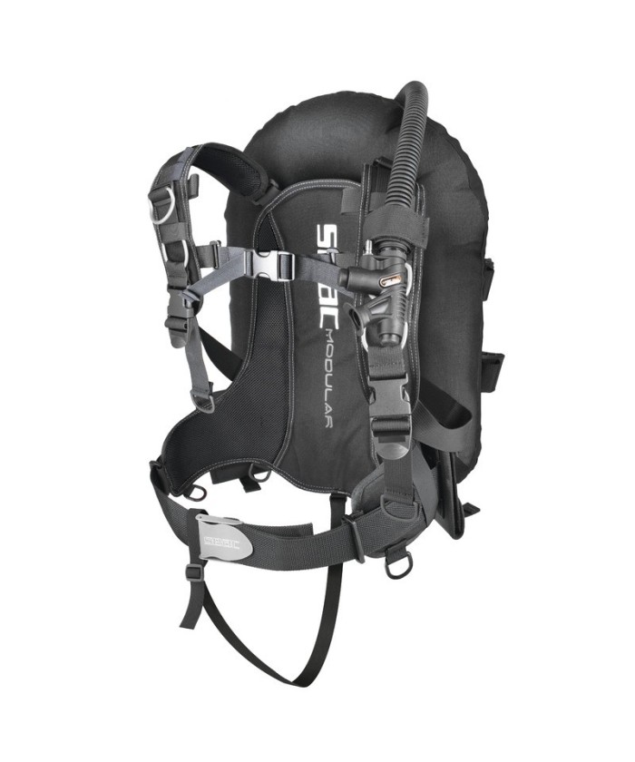 Gilet stabilisateur Seac MODULAR – Wing dorsale modulaire noir, taille unique