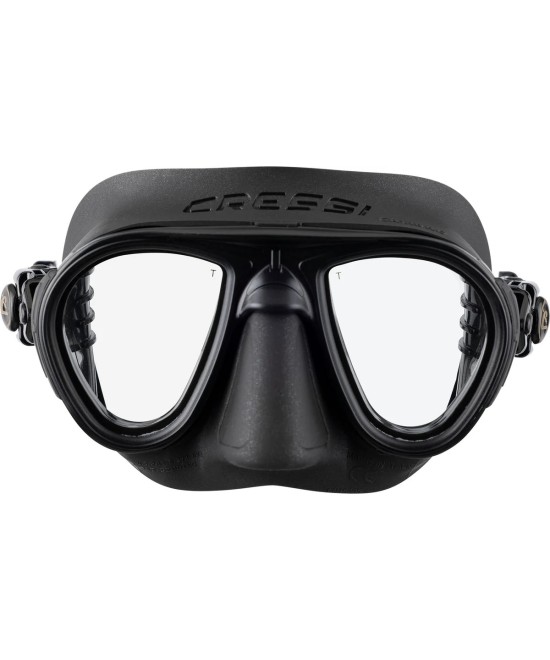 Cressi Calibro – Masque de plongée – Noir