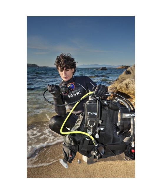 Gilet stabilisateur Seac TYPE – GAV confortable, léger et hydrodynamique