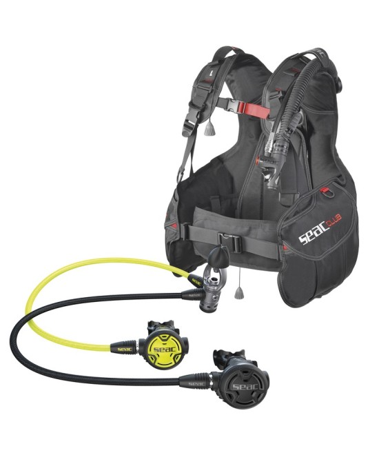 Set de plongée Seac CLUB + P-SYNCHRO – Ensemble école et centre de plongée