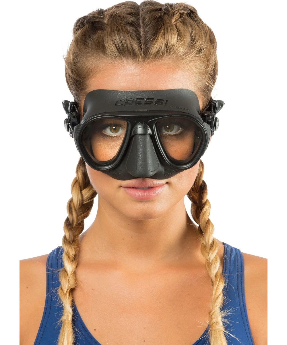 Cressi Calibro – Masque de plongée – Noir