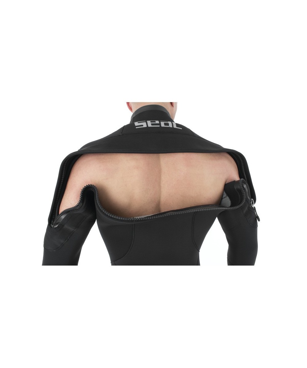 Combinaison de plongée semi-étanche SEAC Spacedry Man 7 mm avec cagoule – Néoprène super-élastique Extraflex