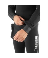 Combinaison de plongée semi-étanche SEAC Spacedry Man 7 mm avec cagoule – Néoprène super-élastique Extraflex
