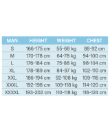 Combinaison de plongée semi-étanche SEAC Spacedry Man 7 mm avec cagoule – Néoprène super-élastique Extraflex